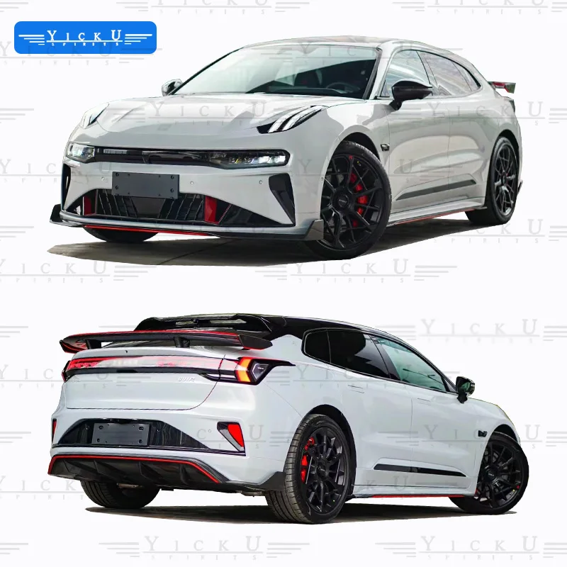 Hot selling FR style PP large bumper front bumper spoiler side skirt rear diffuser suitable for ZEEKR 001