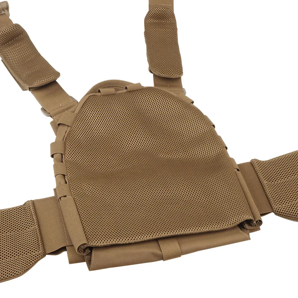 Imagem -06 - Arco Tático Colete Molle Sistema de Liberação Rápida Fivela Elástica Triplo Mag Bolsa Despejo Sub Pacote Abdominal Armadura Colete Caça ao ar Livre