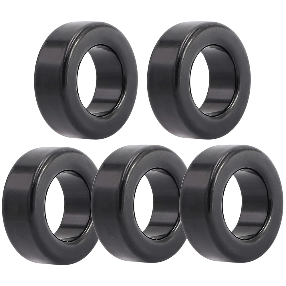 

2/5/10pcs 42X16-24mm Toroid Core Ferrite Rings Toroid Core Iron (Black)