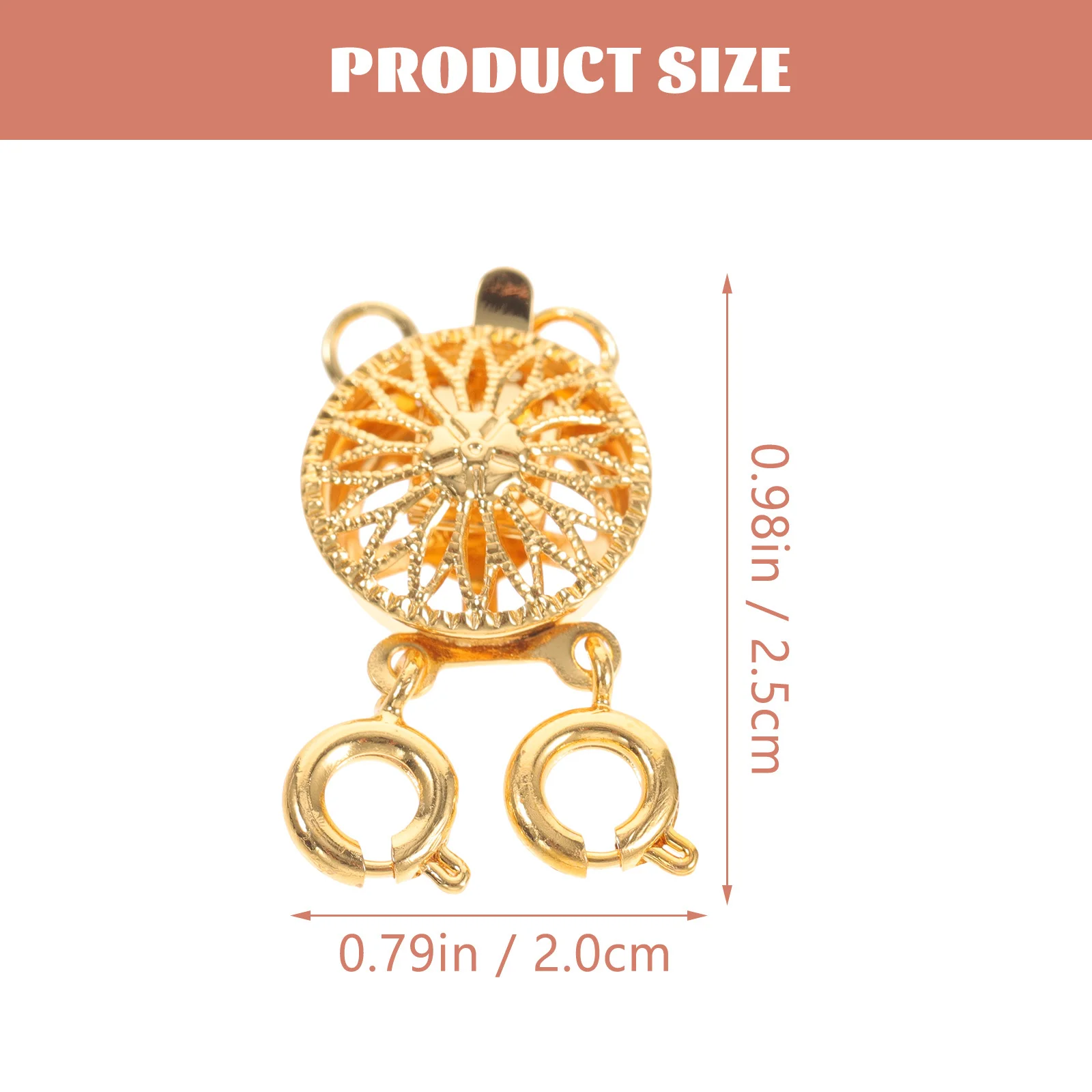 Многослойная застежка для ожерелья из нежной меди, разделитель для не спутывающихся двойных ожерелий, принадлежности для изготовления ювелирных изделий своими руками