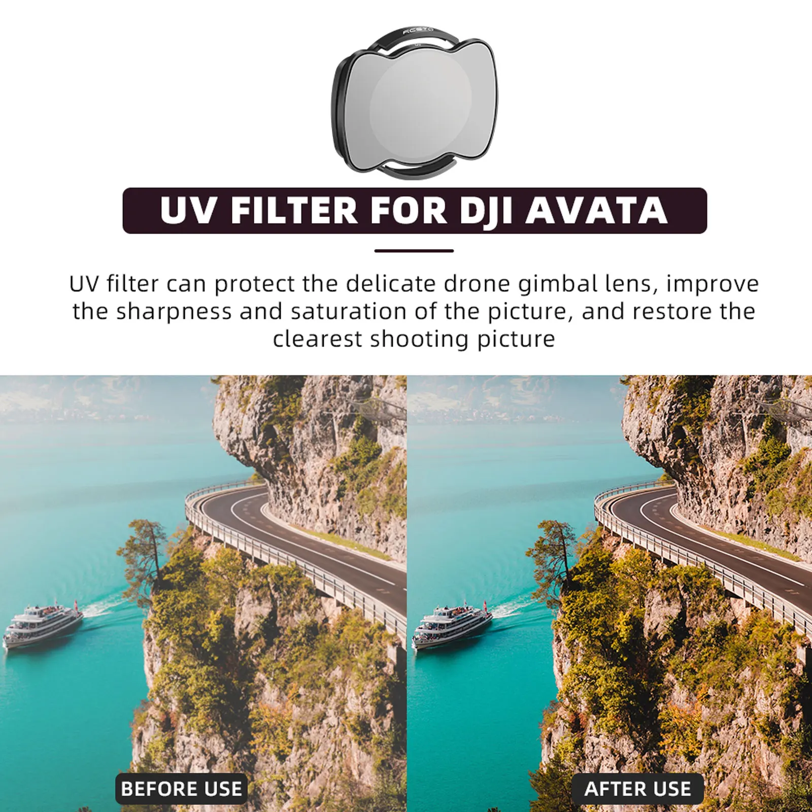 สำหรับ DJI Avata ND/CPL Polarized เลนส์แม่เหล็กสำหรับ DJI Avata กล้องโดรนอุปกรณ์เสริม