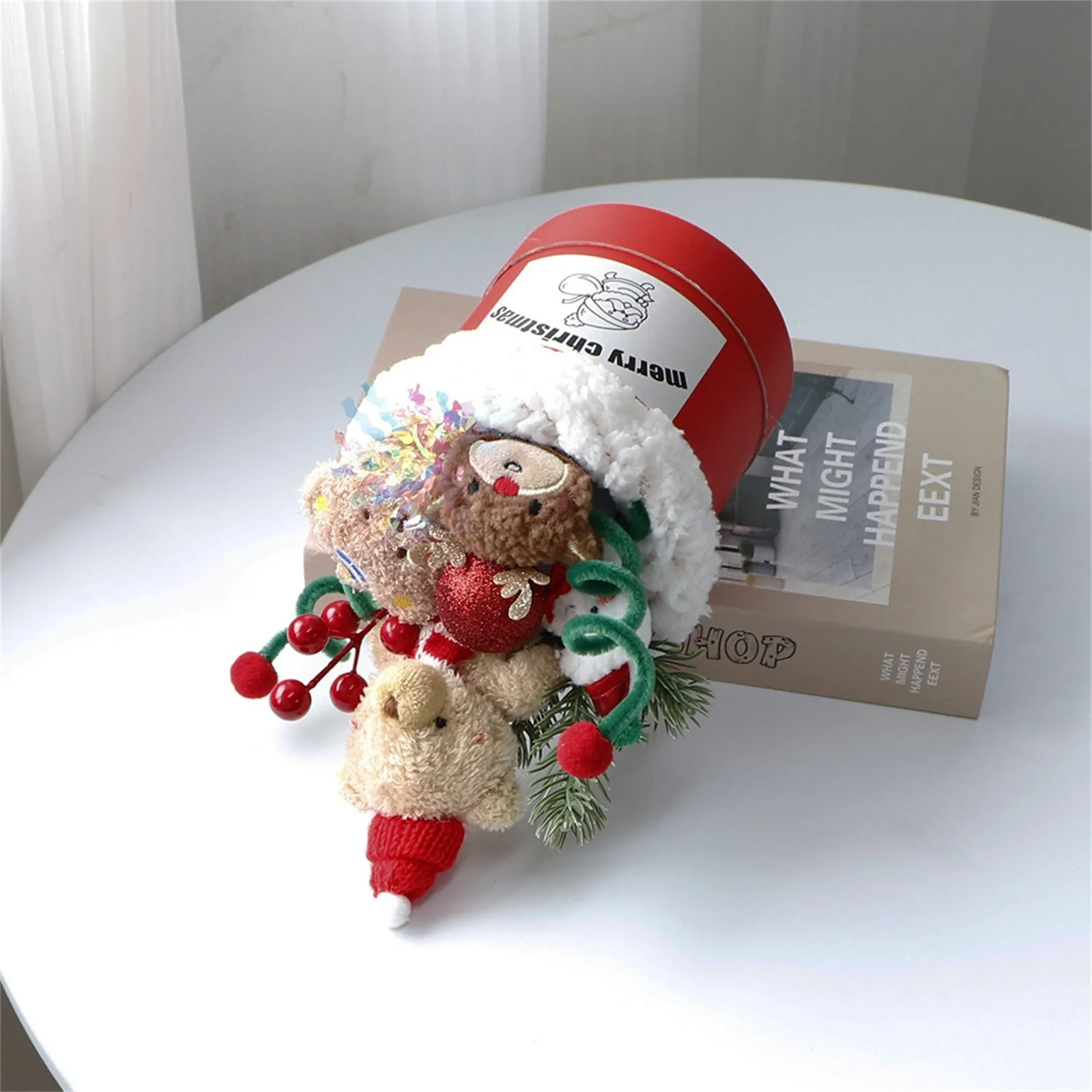 Christmas Gift Cuddle Cuddle Doll Bouquet To My Girlfriend Creative Bear Gift