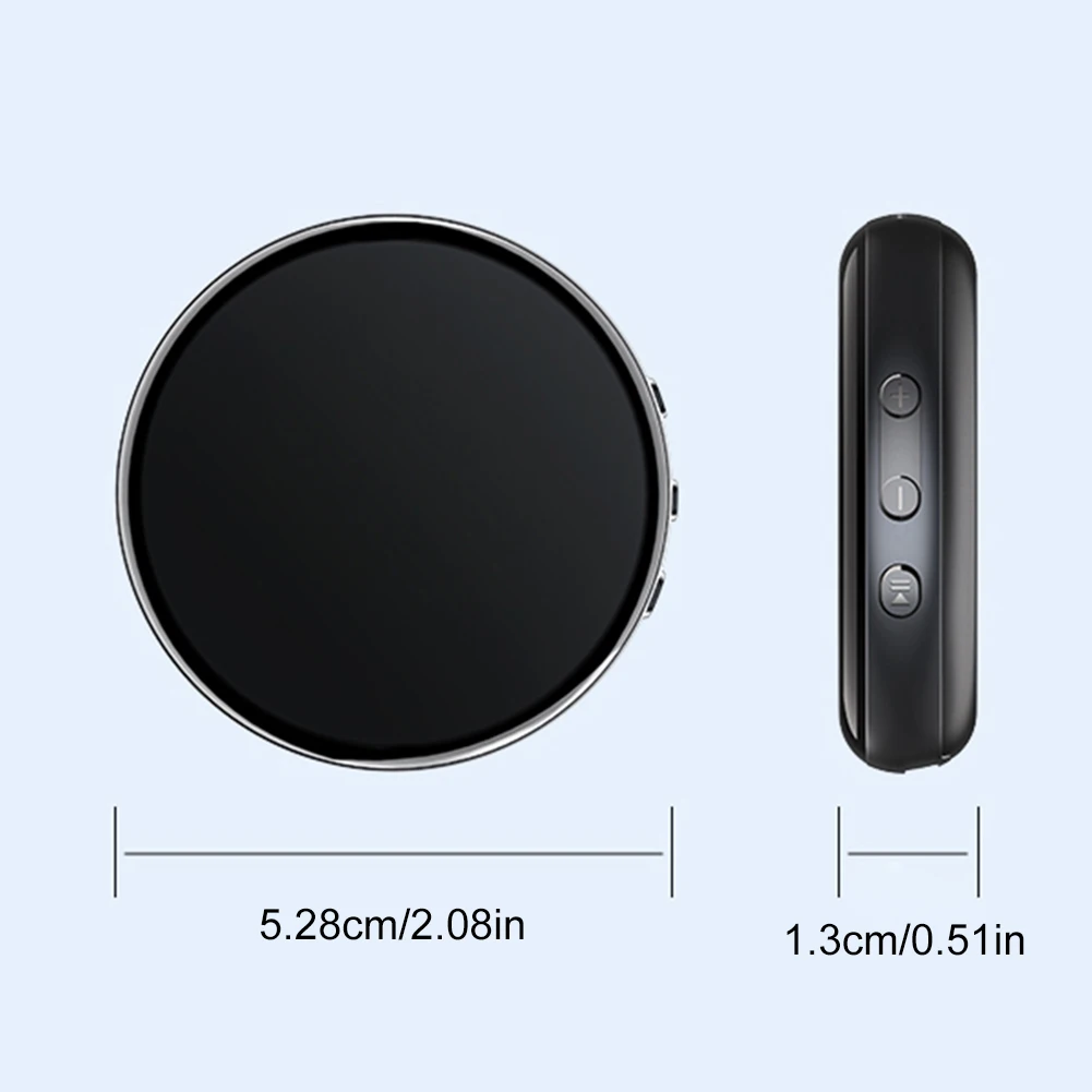 مسجل صوت AI مع مشغل MP3 للنسخ والترجمة في الوقت الحقيقي لمكالمات اجتماعات المحاضرات