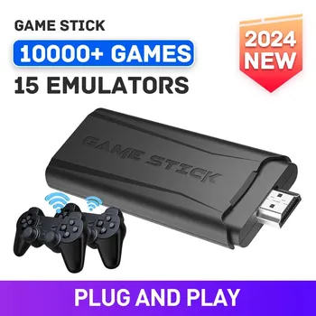 2024 New Game Stick Retro Game Console Super Console S2 Pro 10000 Games 15 Emulators for PS1/GB/FC/MD/GBA Video Game Player