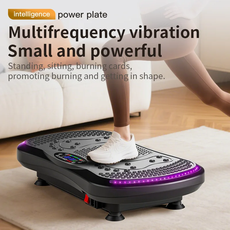 Vibration Plate Slimming Machine Portable Fitness Full Body Lazy Shaking Workout Equipment for Waist Belly Reduce Excess Fat