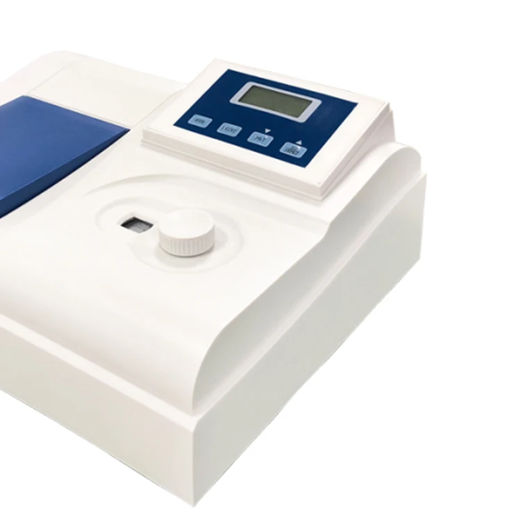 721N ห้องปฏิบัติการ Digital Vis Spectrophotometer ราคา Cuvette Single Beam Spectrophotometer 325-1000nm สเปกตรัมแบนด์วิดท์ 5nm