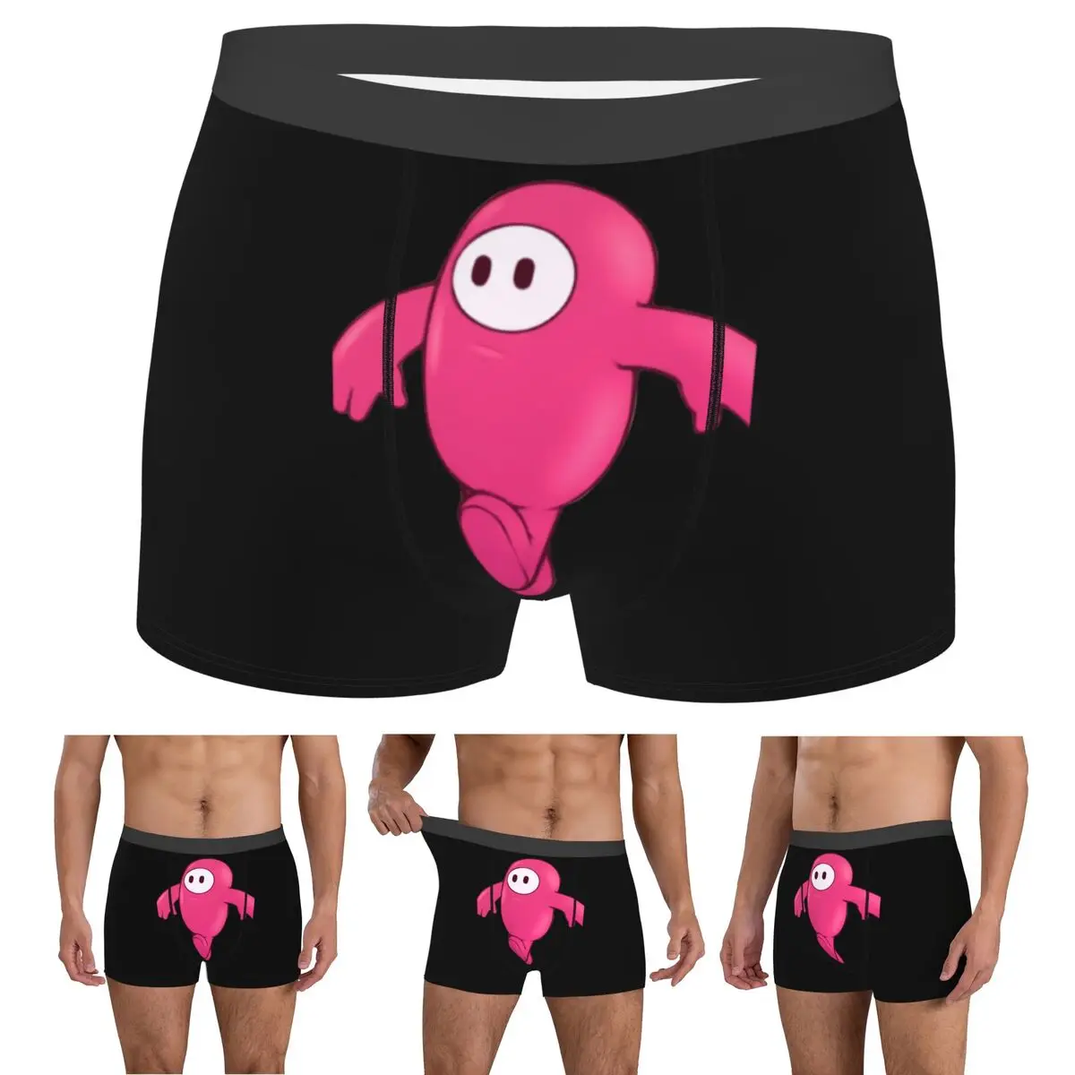 

Boxer Underpants Shorts Fall Guy Characters Panties Men's Ventilate Underwear for Homme Man Boyfriend Gifts