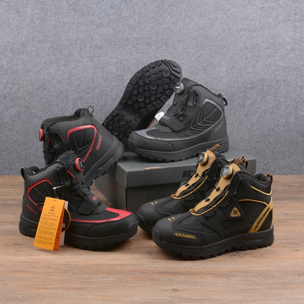 chaussures-de-peche-montantes-impermeables-pour-hommes-antiderapantes-resistantes-a-l'usure-pour-sports-de-plein-air-avec-boucle-a-molette-sans-lacets-durables-et-respirantes