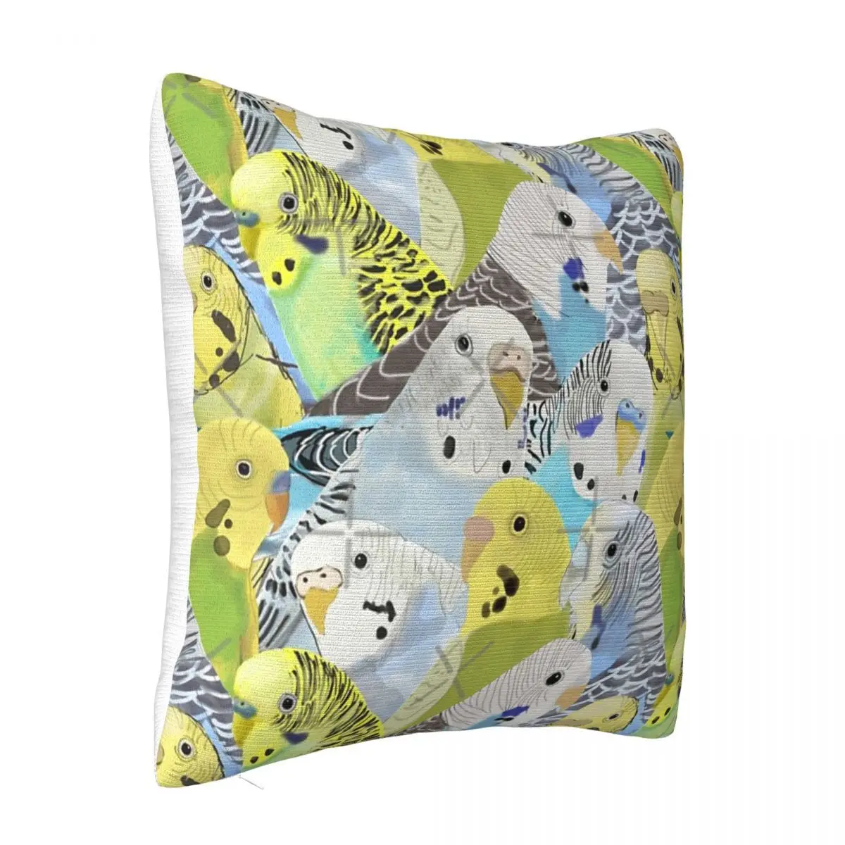 Budgie Parakeets Pillow Cushion Covers Decorative Cushions Pillow Case Pillow Cover