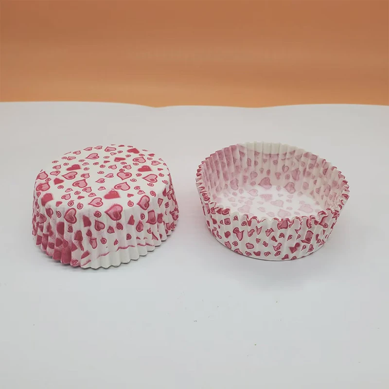 100pcs High-Temperature Resistant Baking Chocolate Paper Cups Bread And Cake Paper Cups (100 Pieces Per Pack)