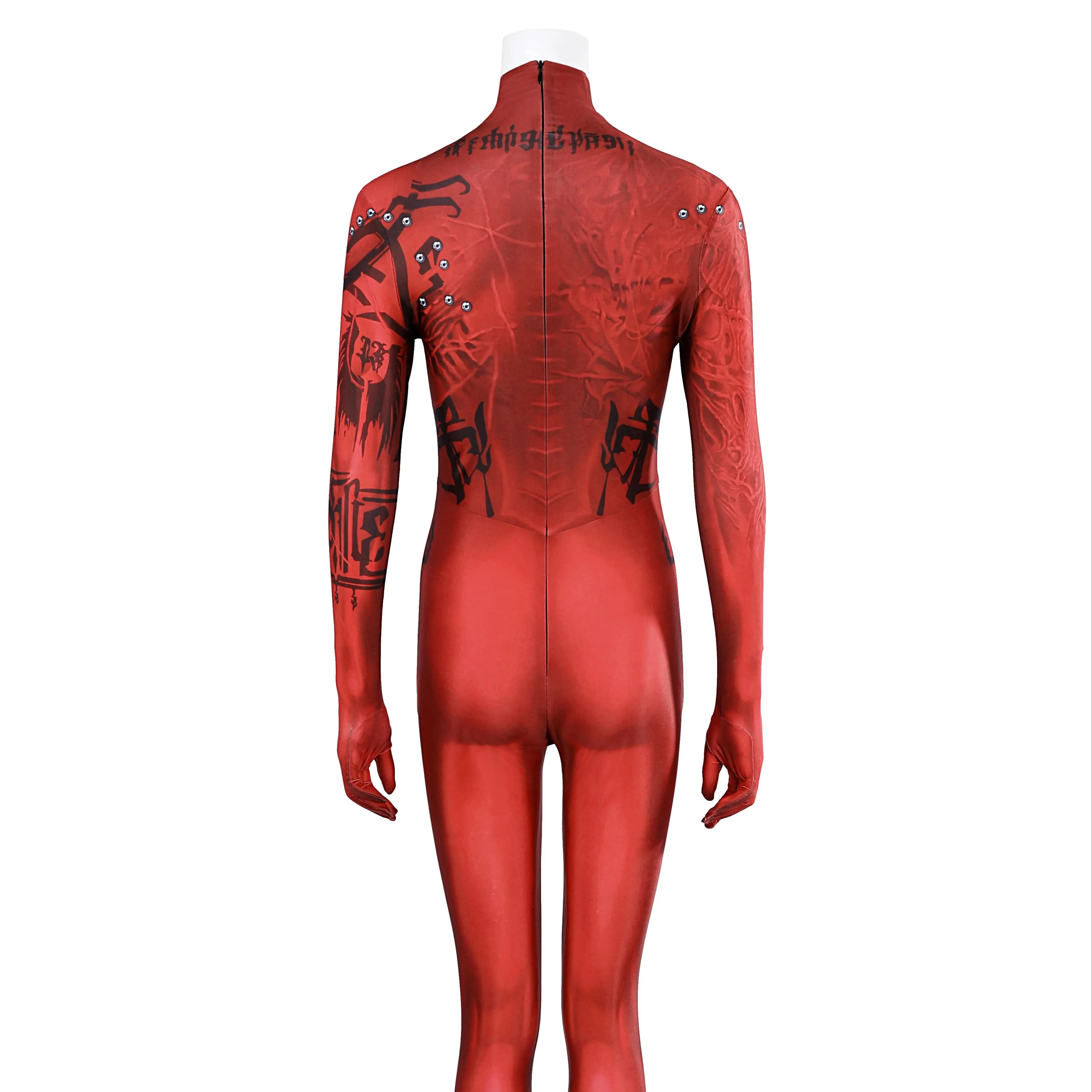 Karlach Cosplay Costume Woman Jumpsuit Gate Bodysuit Halloween Carnival Party Outfits