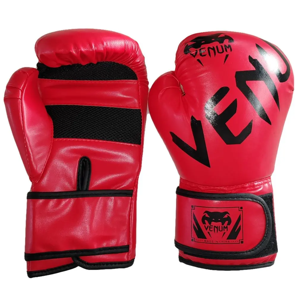 Kick Boxing Gloves Men Women PU Karate Muay Thai Guantes De Boxeo Free Fight MMA Sanda Training Adults Kids Equipment