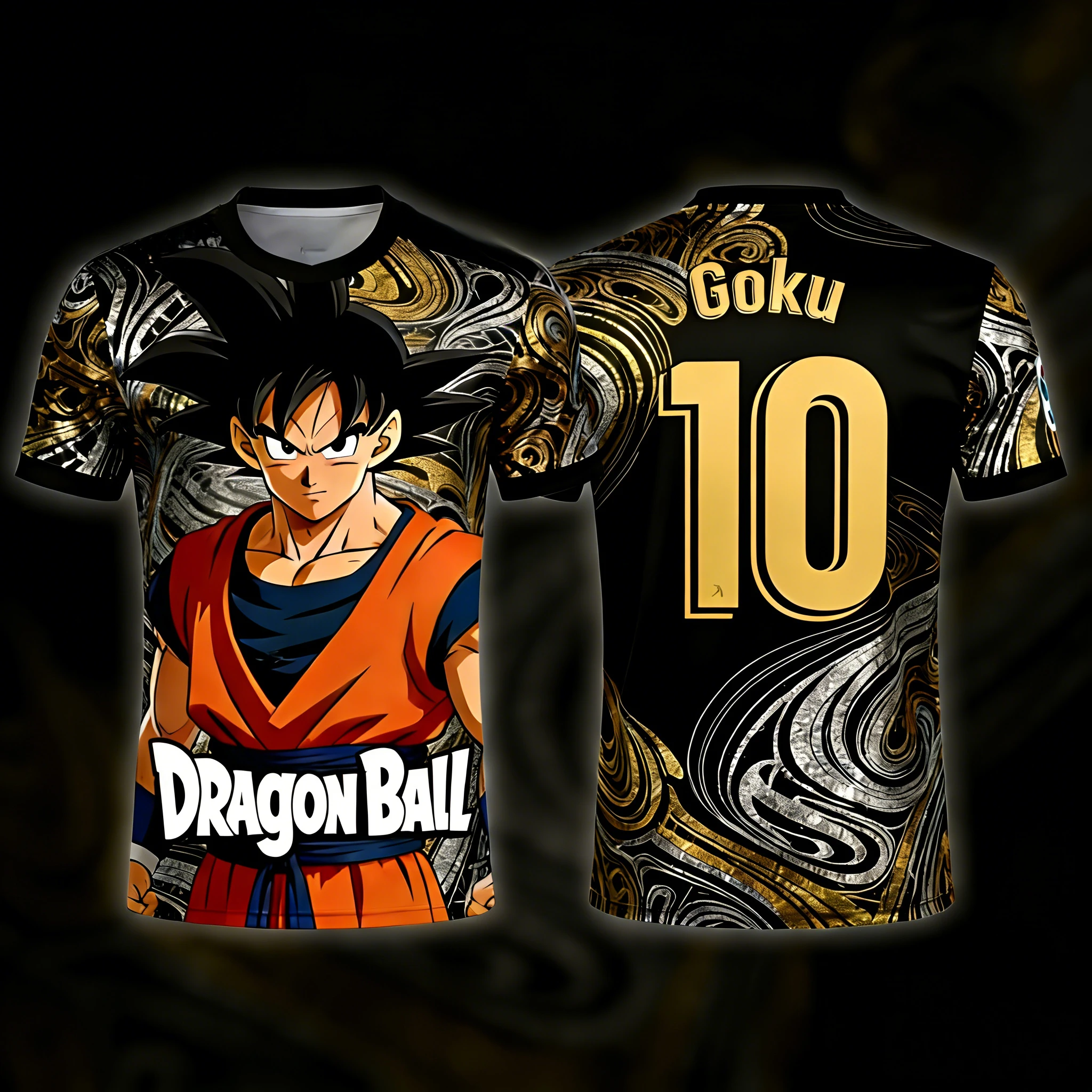 2026 Sommer Dragon Ball Retro Fitness T-Shirt Herren Oversize 3D-Druck Kurzarm Familien-Unisex Kinder-Sportshirt