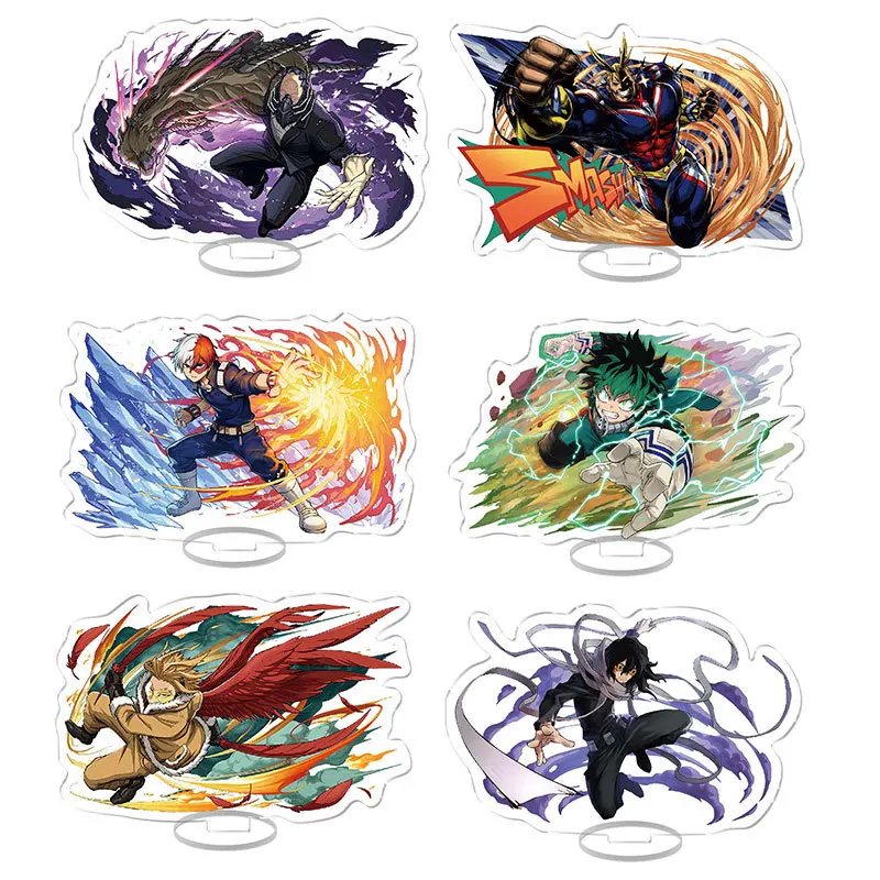 

My Hero Academia Acrylic Stand Model Plate Creative Desktop Ornament Suitable For Shein Temu Wholesale Keychain Friends Gift