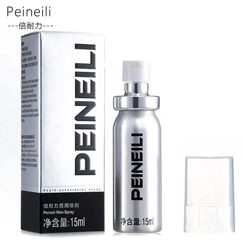 Peineili Sex Delay Spray for Men Male External Use Anti Premature Ejaculation Prolong 60 Minutes Penis Enlargment Pills Adult