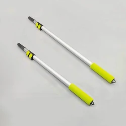 1.5m/2m Paint Roller Extension Pole Stainless steel Paint Telescopic Stick detachable Cleaning Rod Painting handle Tools