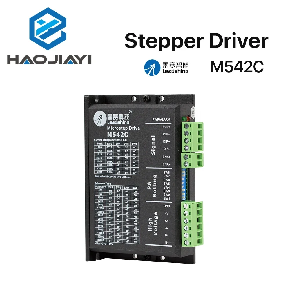 Leadshine 2 Phase Stepper Driver M542C 20-50 VAC 1.0-4.2A