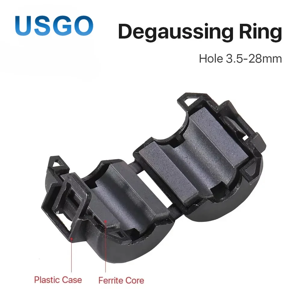 usgo-10-unidades-de-filtro-de-cabo-supressor-de-ruido-emi-rfi-anel-magnetico-anti-interferencia-35-13-mm-para-maquina-de-marcacao-a-laser