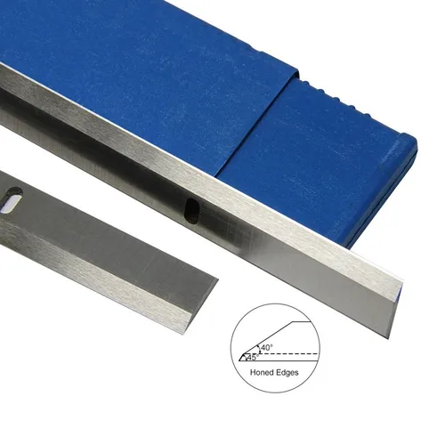 Imagen 2 del producto 2 uds 319x18,2x3,2mm cuchillos de hoja cepilladora HSS herramienta de corte cepilladora de un solo filo para JET JWP-12 COBRA GMC Ryobi AP13 MA1931 CT-340