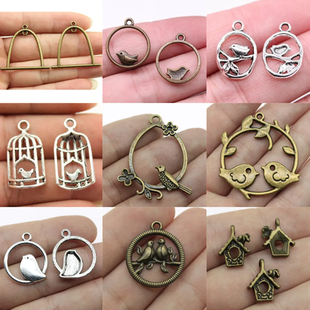 Birdcage Charms Ornaments Popular Jewelry Tools