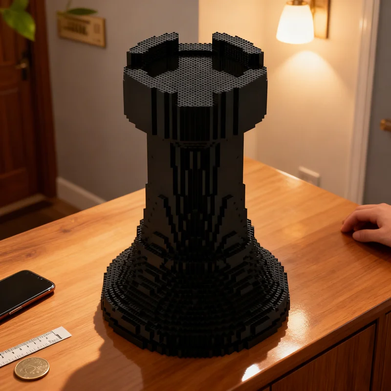 

5201 деталь MOC: Скульптура шахматной фигуры — пешка, конь, ферзь. Модель-конструктор. Архитектурные игрушки. Рождественские подарки. Развивающая игрушка для детей.