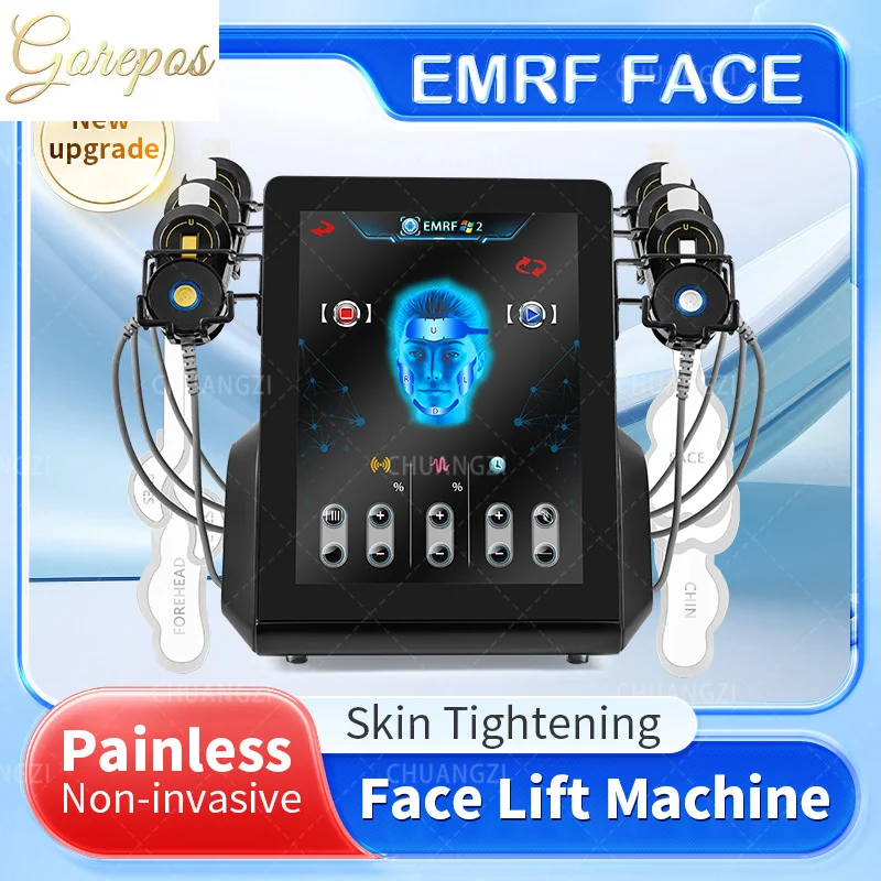 EMrf Muscle Machine Face Liftting Facial Painless RF Heat Energy Output Strong Pulsed Magnetic Non-invasive Lift Wrinkle EMSzero