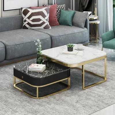 Wholesale Coffee Table With Storage Marble Coffee Table Tea And Coffee Table In Steel And Marble