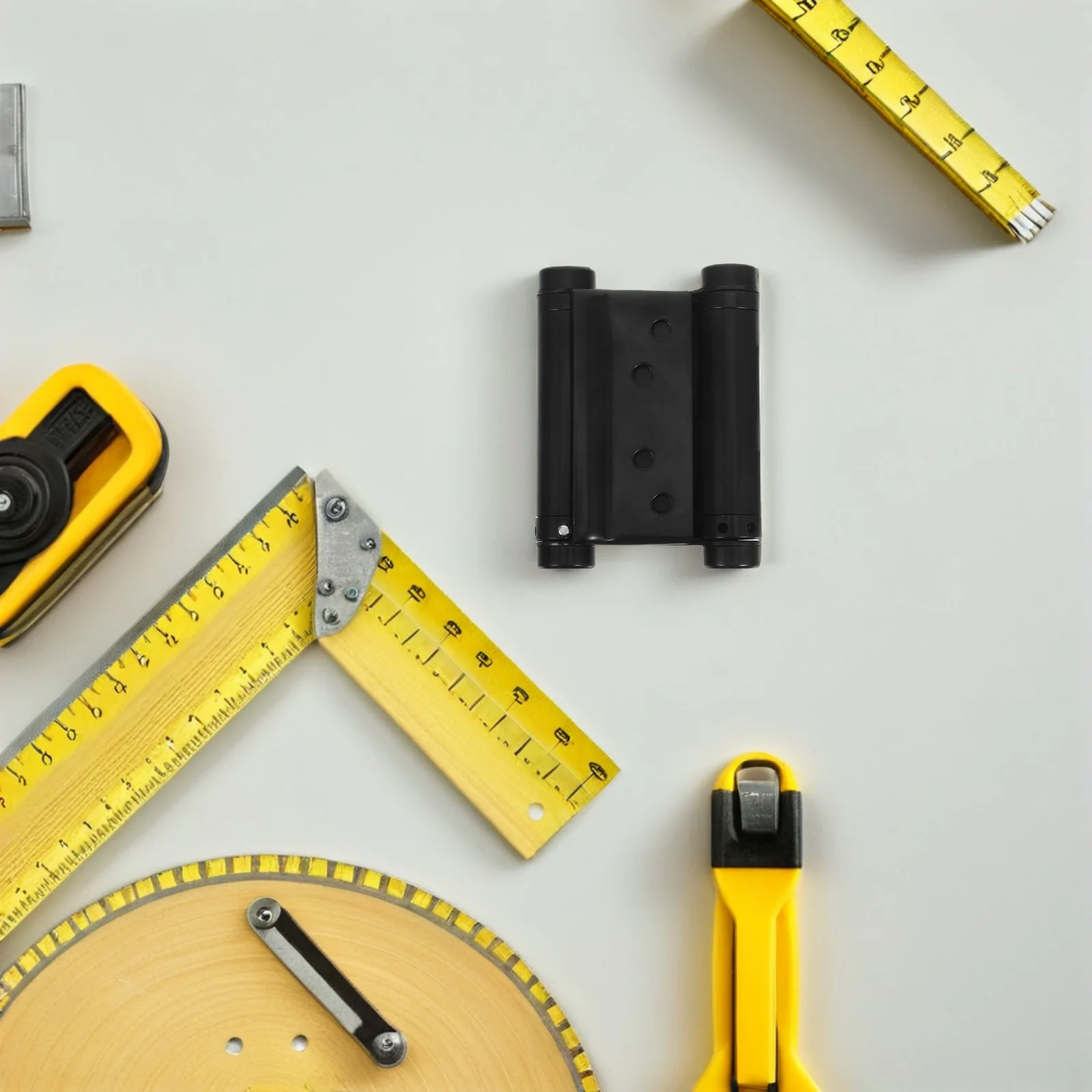 

4pcs Double Self Closing Hinges Stainless Steel Heavy Duty Spring Hinge For Wood Metal Doors Automatic Closing Hardware Cafe