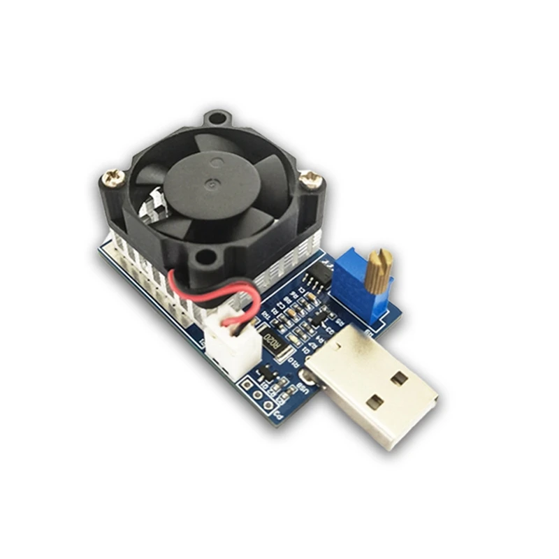 15W USB Electronic Load Module Adjustable Constant Current Electronic Loaders Intelligent Discharge Resisto Module