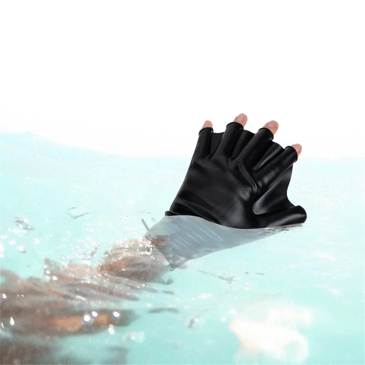 

618 Mega Sale Adjustable Silicone Swimming Hand Fins Water Fitness Gloves Unisex Dive Protection Gear Pool Surfing Accessories