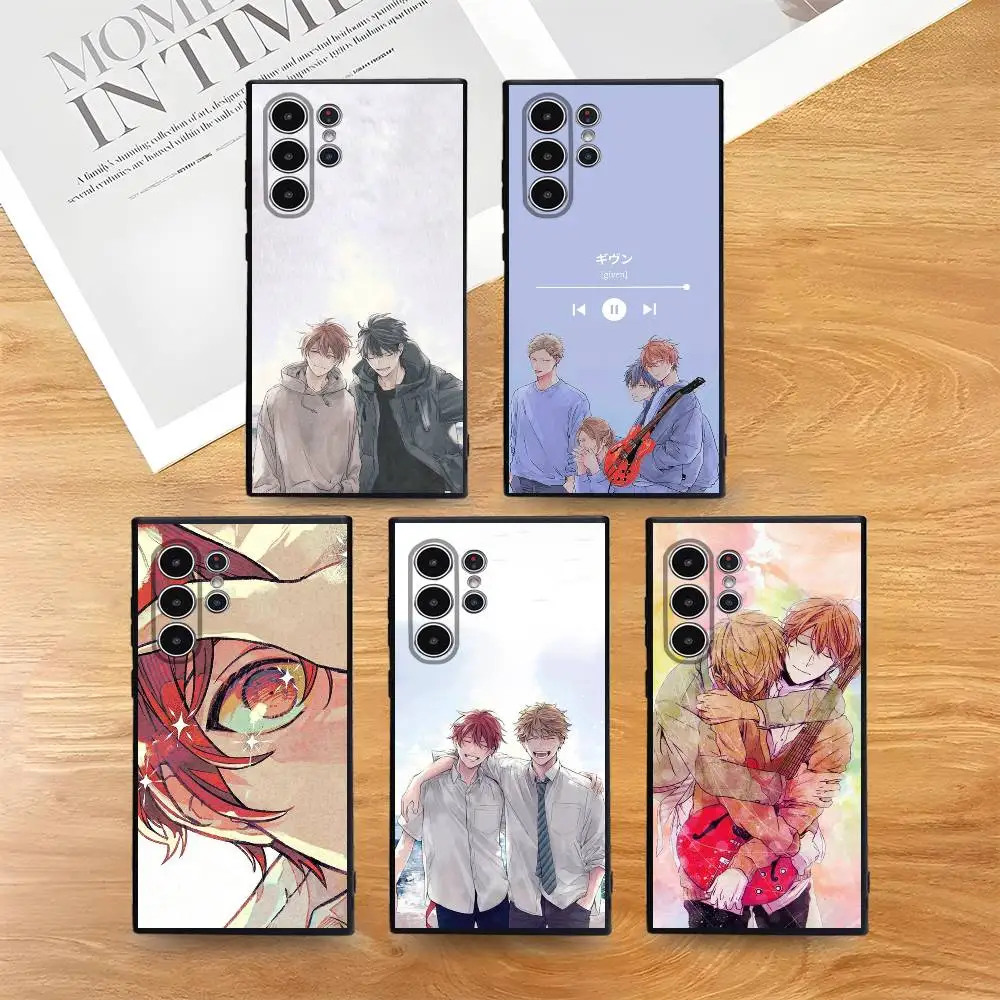 حافظة هاتف G-GIVEN Anime Love حافظة من البولي يوريثان الناعم صديقة للبشرة متوافقة مع هاتف Samsung S21/S22/S23/S24/S25 FE/Plus/Ultra #1