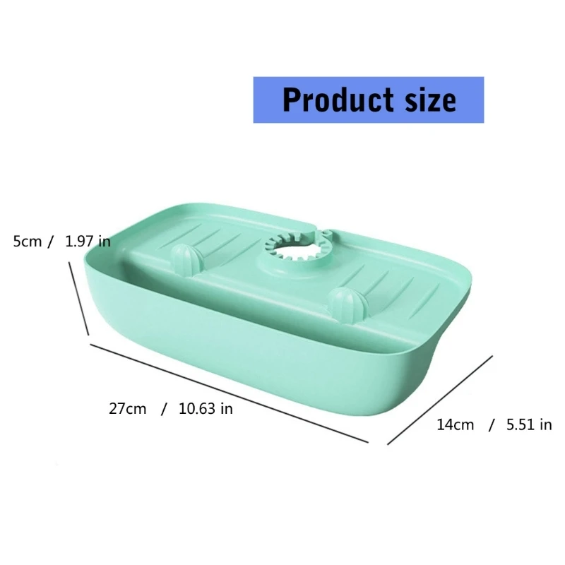 Dụng cụ tổ chức bồn rửa chén bằng PP chắc chắn với giá đỡ miếng đệm thoát nước vòi Dropsale