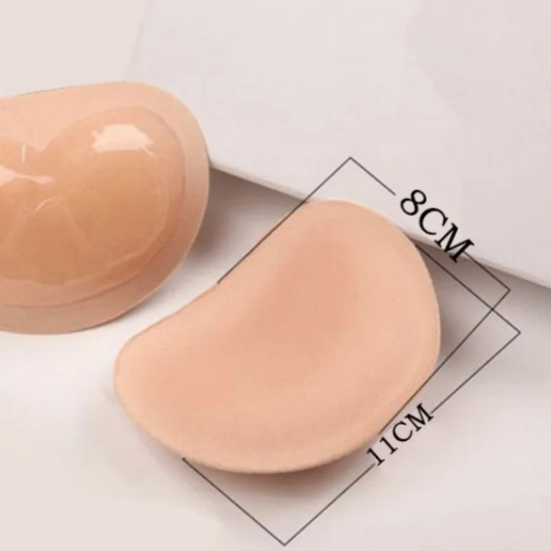 رقعة صدر غير مرئية ذاتية اللصق، ملابس داخلية غير مرئية من السيليكون ذاتية اللصق، ملابس داخلية سميكة للغاية، إسفنجة