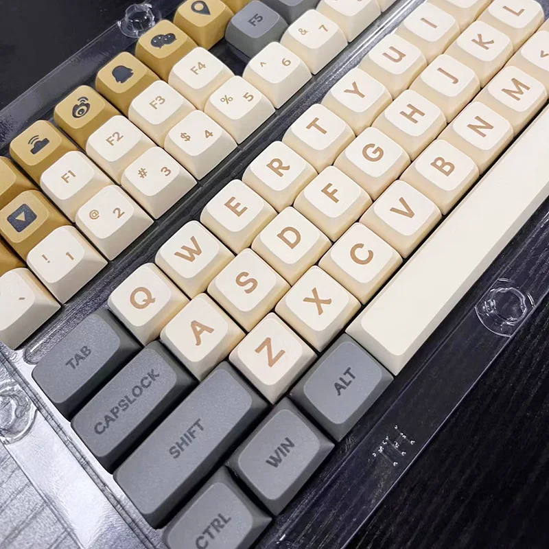 125 Keys Shimmer XDA Keycap For Cherry MX Switch Mechanical Keyboard Dye Sublimation PBT ISO Keycaps Custom XDA Profile Key Caps