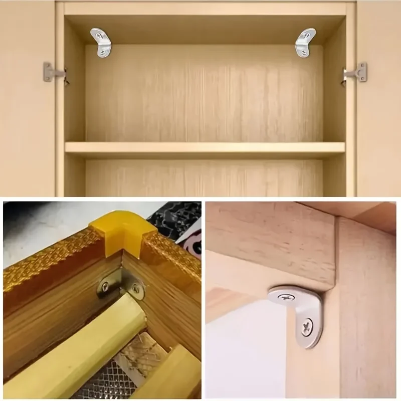 L Bracket Corner Braces Joint Right Angle Bracket Fastener L-shaped Joints Support Bracket With Screw