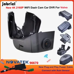 4K 2160P Plug and Play Wifi Dash Cam Camera For Volvo XC60 XC40 XC90 XC70 S90 S60 S80 S80L V40 C40 V60 V90 PoleStar 2 Car DVR