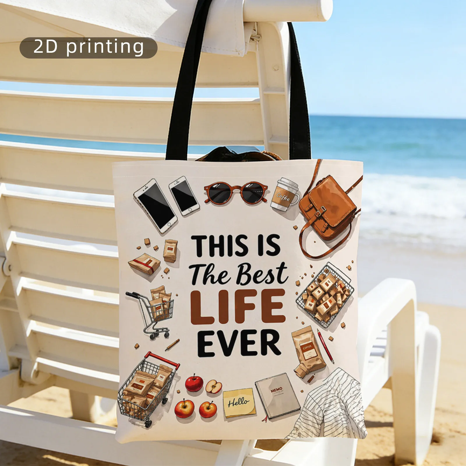 Handbag Large Capacity Shoulder Shopping Bag Multi-purpose Package 