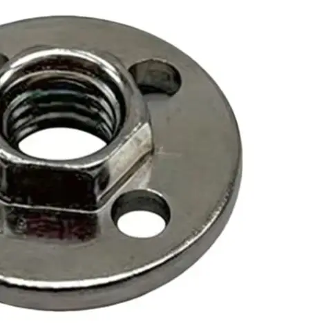 Metal Pressure Plate Upper And Lower For 100 Type Angle Grinder Four Hole Flange Locking Disc Accessory Black Silver 30mm