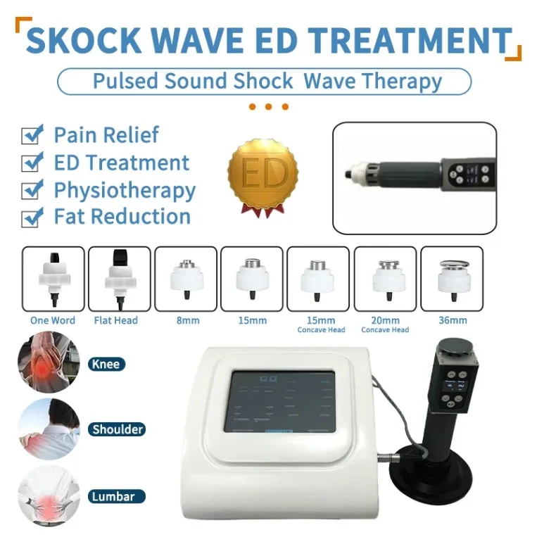 Effective Physical Pain Therapy System Acoustic Shock Wave Extracorporeal Shock Wave Therapy Machine For Pain Relief Reliever