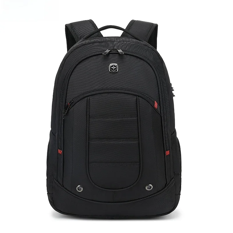 fashionable-casual-nylon-backpack-business-travel-student-computer-bookbag-women's-style-waterproof-shockproof-dual-shoulder