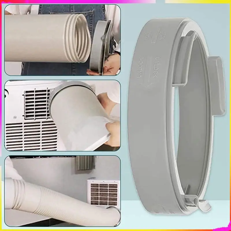 M04K 에어컨 액세서리 창 슬라이드 키트 플레이트 창 어댑터 튜브 어댑터 휴대용 배기 호스 커넥터