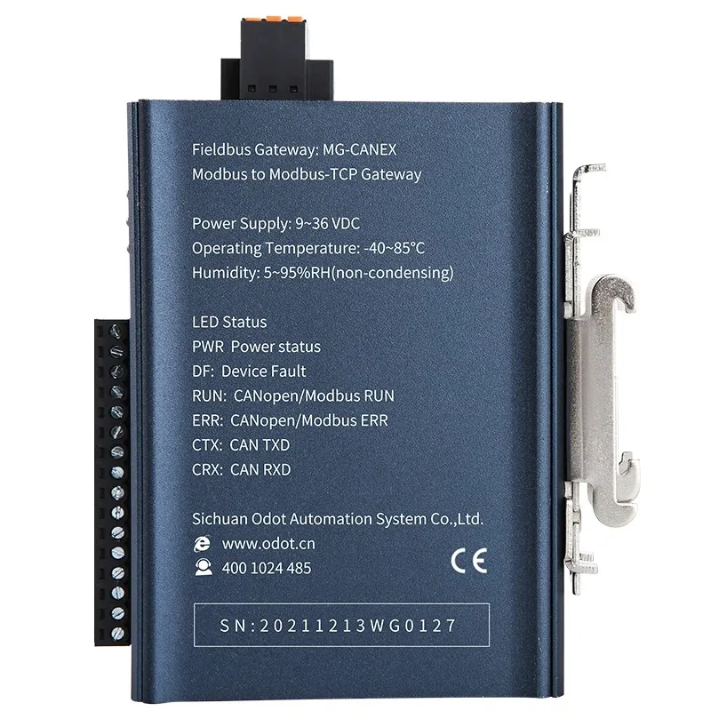 Convertidor de protocolo CANopen Internet Gateway MG-CANEX