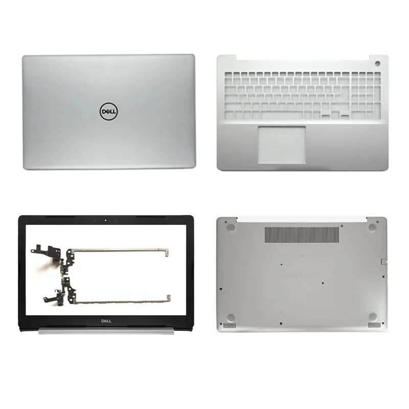 

Для Dell Inspiron 15 5570 5575 задняя крышка ЖК-дисплея/передняя панель ЖК-дисплея/подставка для рук/нижняя крышка/петля/серебристый новый