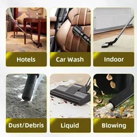 3300W Industrial Wet Dry Vacuum Cleaner High Power Commercial Shop Vacuum for Construction Garage Heavy Duty Vacuum Bucket 2