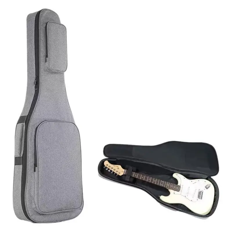 

Толстая сумка для бас-гитары с логотипом, противоударный рюкзак для музыкальных инструментов