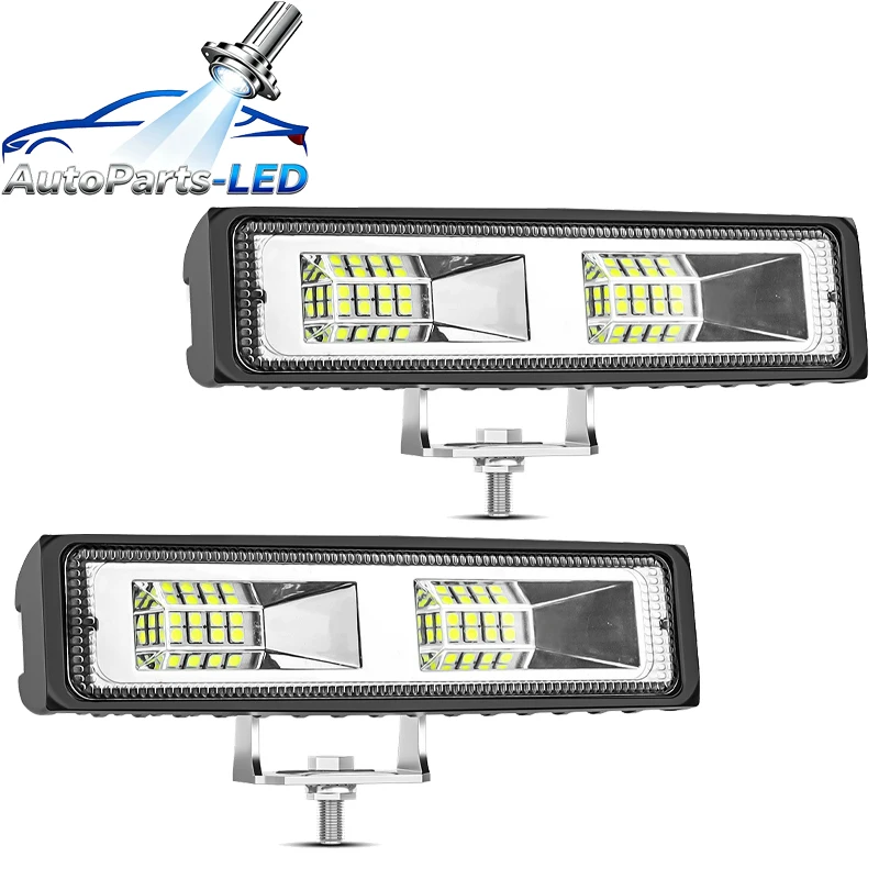 

4pcs LED Car Work Light 48W High Bright Spotlight Offroad Automobile Truck Driving Fog Headlights DRL Driving Aluminum Lamp
