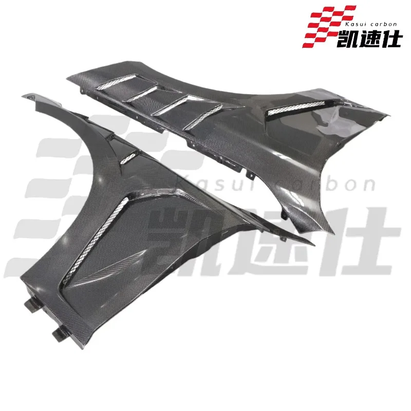Customization Supported Car Front Side Carbon Fiber mudguard for BMW 4 Series G22 G23 G26 Carbon Fiber Front Twill Carbon