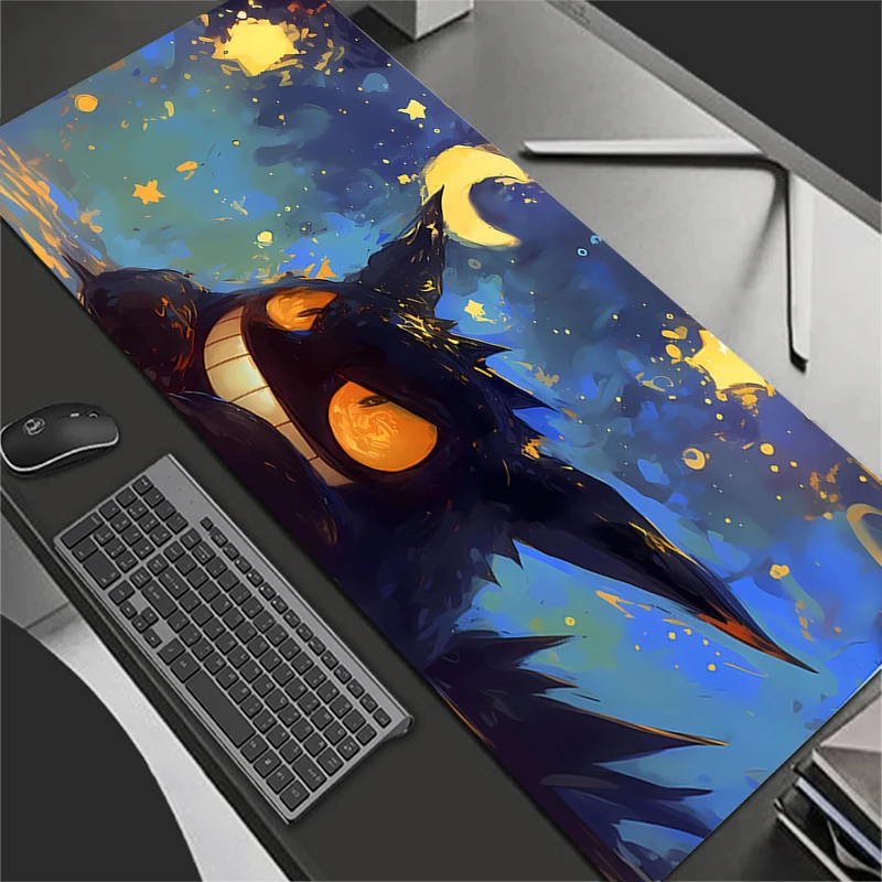 لوحة الماوس P-Pokemons G-Gengar ألعاب كمبيوتر شخصي كبير 900x400 XXL حصيرة مكتبية لوحة المفاتيح أنيمي الألعاب اكسسوارات لوحة الماوس السجاد #2