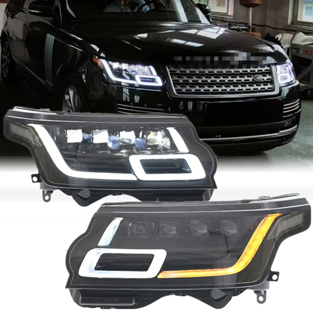 

Car LED Headlights For Land Rover Range Rover Sport L494 2014 2015 2016 2017 L405 Headlight Led Accessories Plug and Play