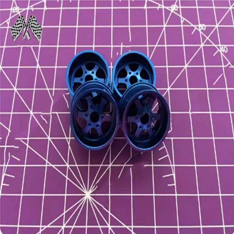 自作タミヤ 4V アクセサリー中径アルミ合金ホイールハブ中径 6 スポークホイールハブ